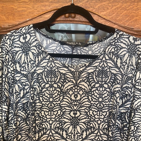 Scarlett & Jo London Plus Size Midi Dress - Picture 2 of 9